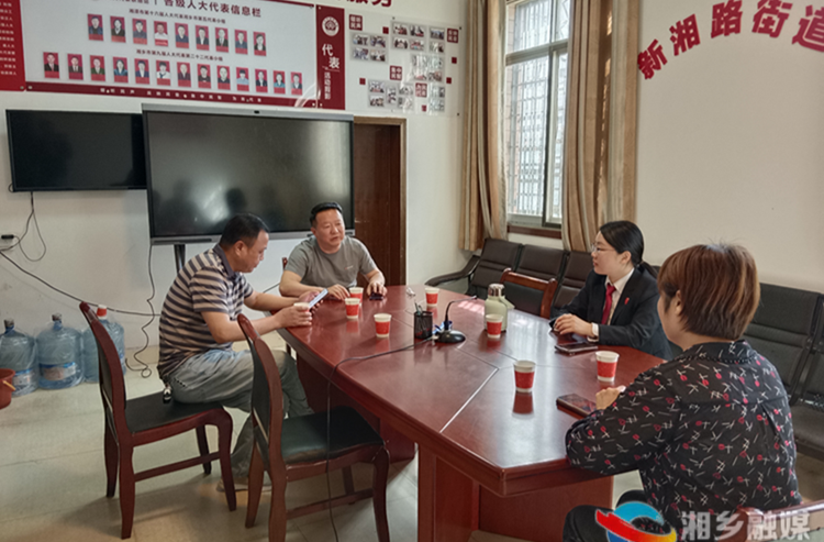 [新湘路街道]人大代表接待日  服务群众“零距离”