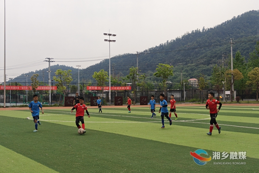 湘乡市2025年"农行杯"青少年校园足球联赛燃动春日