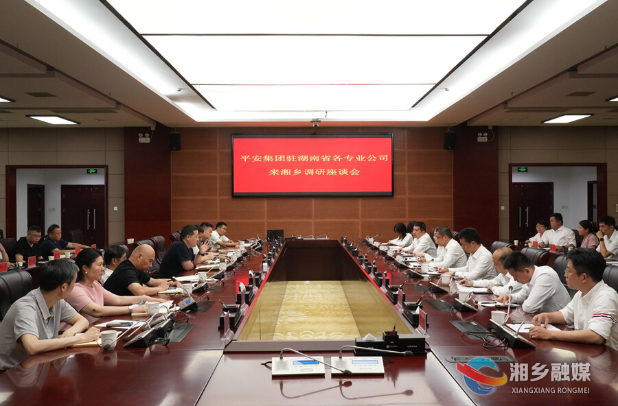 【改革创新年 全力拼经济】郭勇会见平安集团驻湘党委书记冯征一行