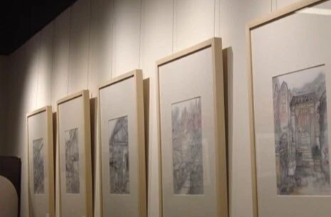 湘乡籍画家王建玲“墟里烟青•城南往事”写生展启幕