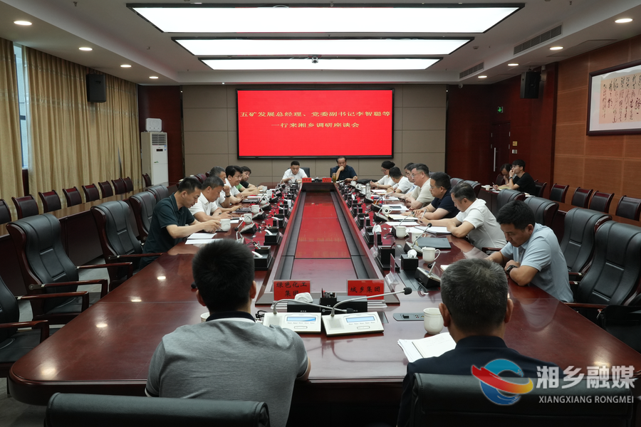 【改革创新年 全力拼经济】赵新文会见五矿发展总经理、党委副书记李智聪一行