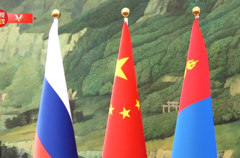 独家视频丨习近平：巩固政治互信 坚守合作初心 排除外部干扰 携手推动中俄蒙三方合作高质量发展