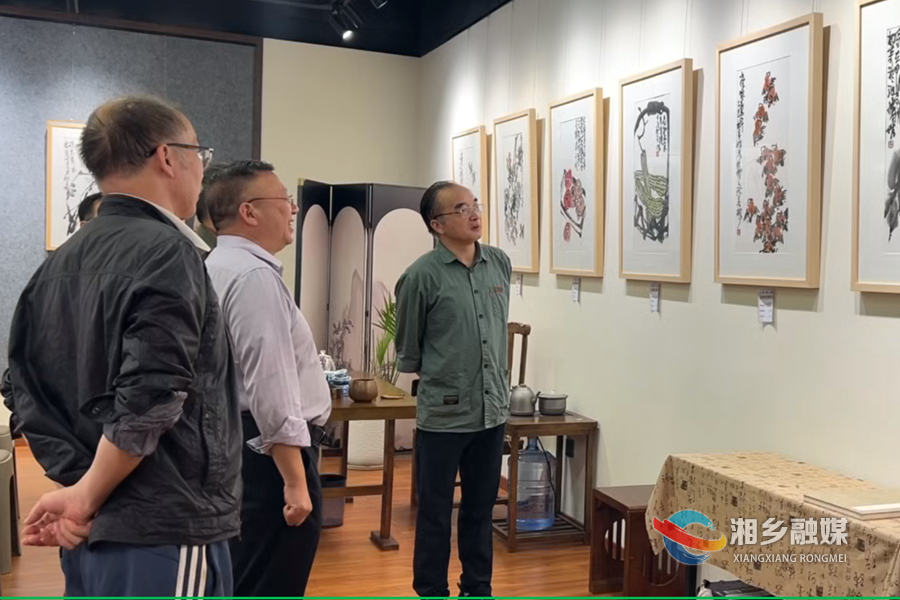 【我爱湘乡我的家】田园逸趣满画卷！万松平大写意花鸟小品展开展