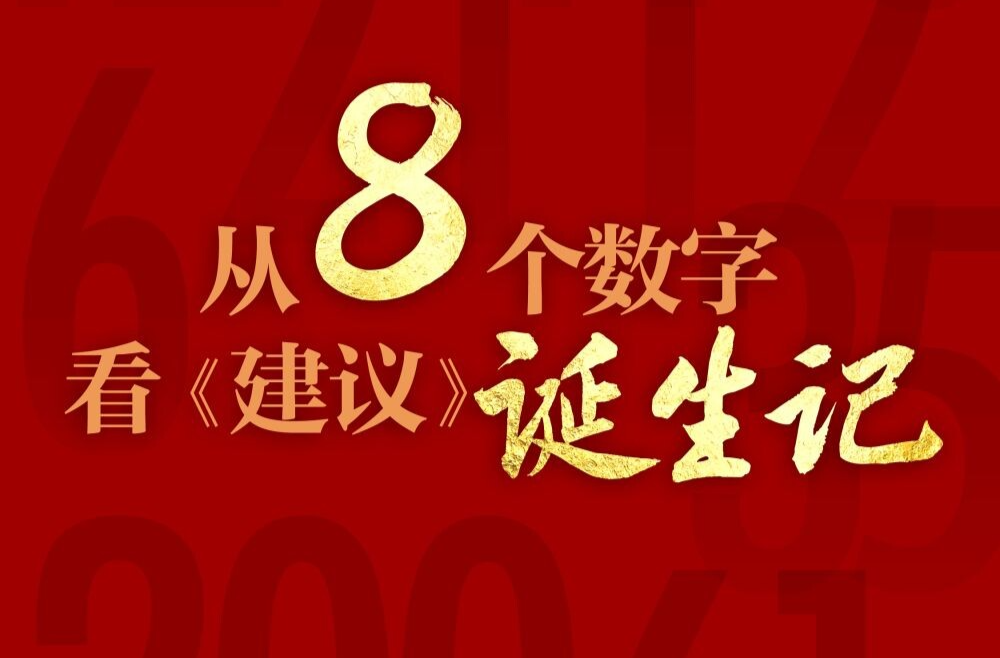 创意海报｜从8个数字看《建议》诞生记