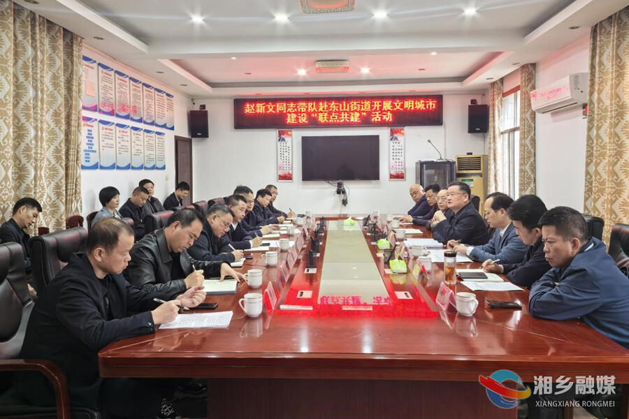 赵新文到东山街道调研督导文明城市建设“联点共建”工作