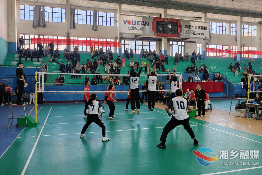 【我爱湘乡我的家】湘乡市职工气排球赛燃动初冬
