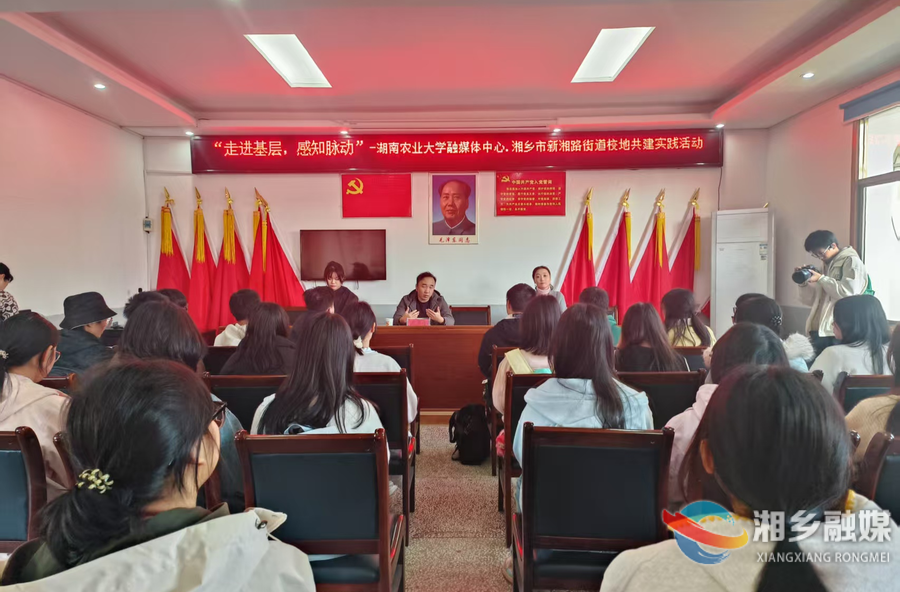 湖南农大学子走进新湘路街道，沉浸式解码基层治理创新密码