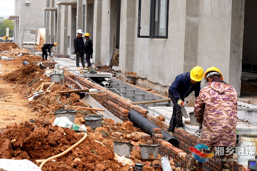 湘乡经开区城西绿色化工片区基础配套设施项目即将完工