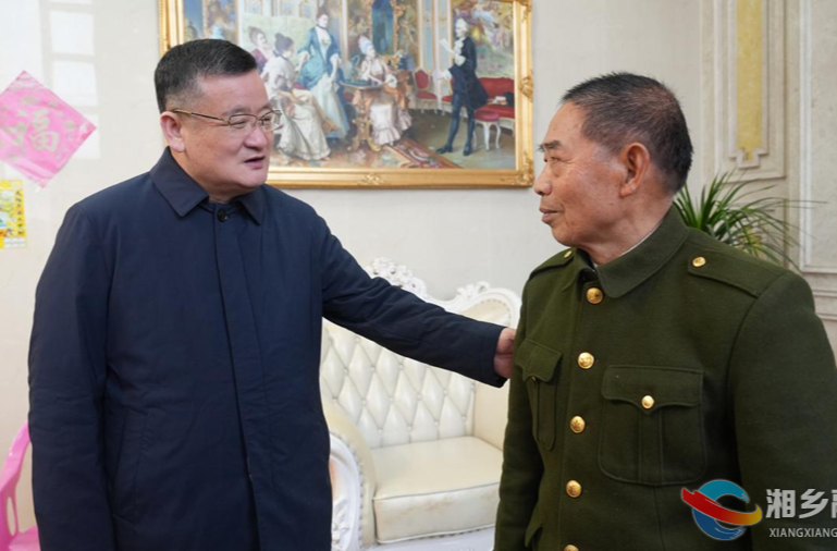 【温暖过年】赵新文等市领导看望慰问驻市武警官兵和优抚对象