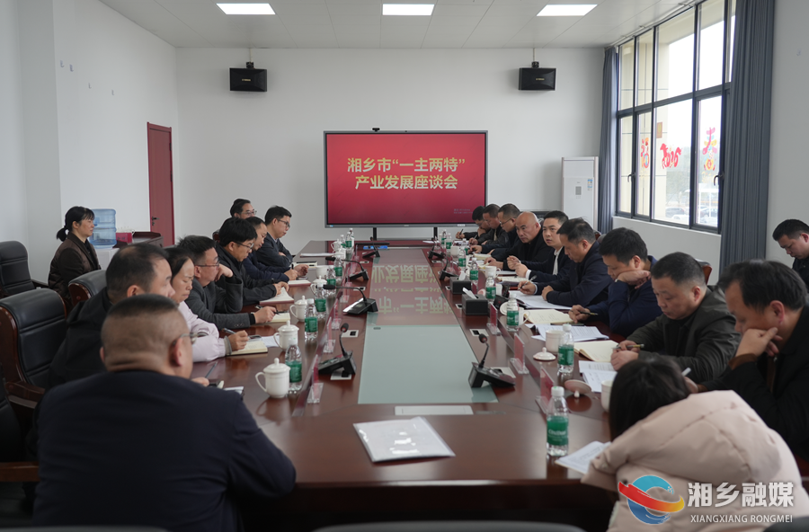 会场搬进企业 难题解在现场 湘乡市召开“一主两特”产业发展座谈会