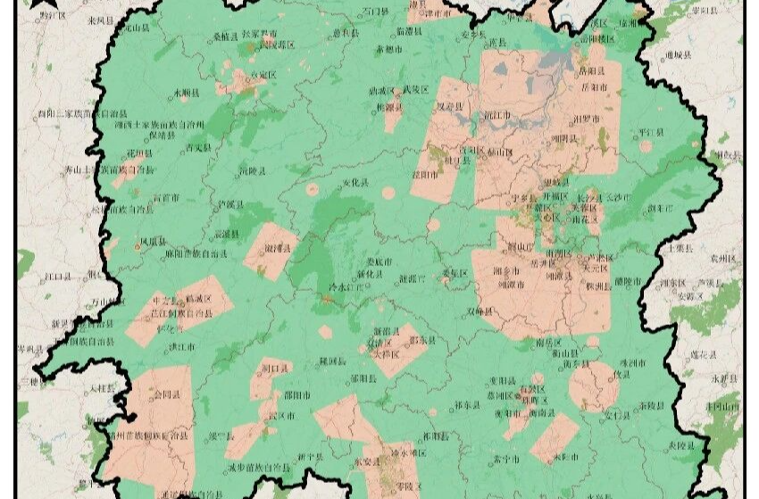 湖南省公布新版无人驾驶航空器适飞空域范围