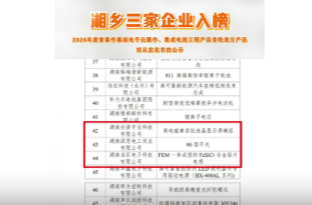 2026年度首套件基础电子元器件、集成电路工程产品首轮流片产品拟认定名单的公示：湘乡三家企业入榜
