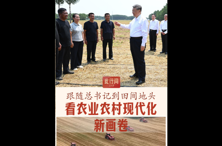 此行间·跟随总书记到田间地头，看农业农村现代化新画卷