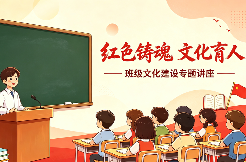 “红色铸魂 文化育人”班级文化建设专题讲座