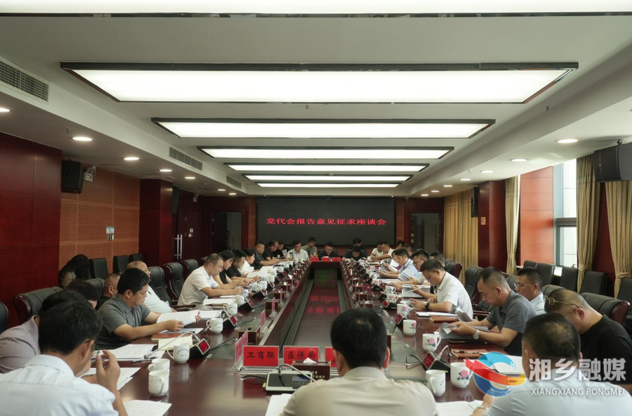 党代会报告征求各界意见