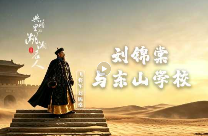 《典籍里的湖湘名人》第二季 | 刘锦棠与东山学校