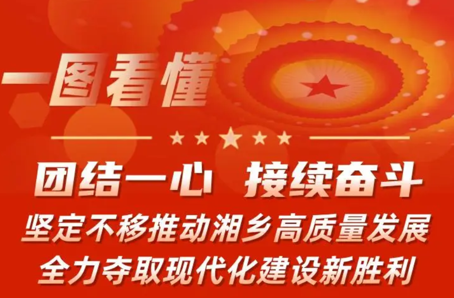 速览！一图看懂中国共产党湘乡市第九次代表大会报告