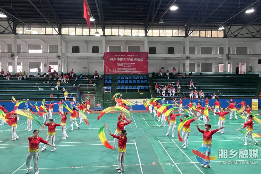 迎华诞挥拍展风采 柔力球跳出“健康味”
