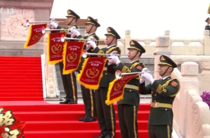 独家视频丨中国人民解放军军乐团小号手吹响《烈士纪念日号角》