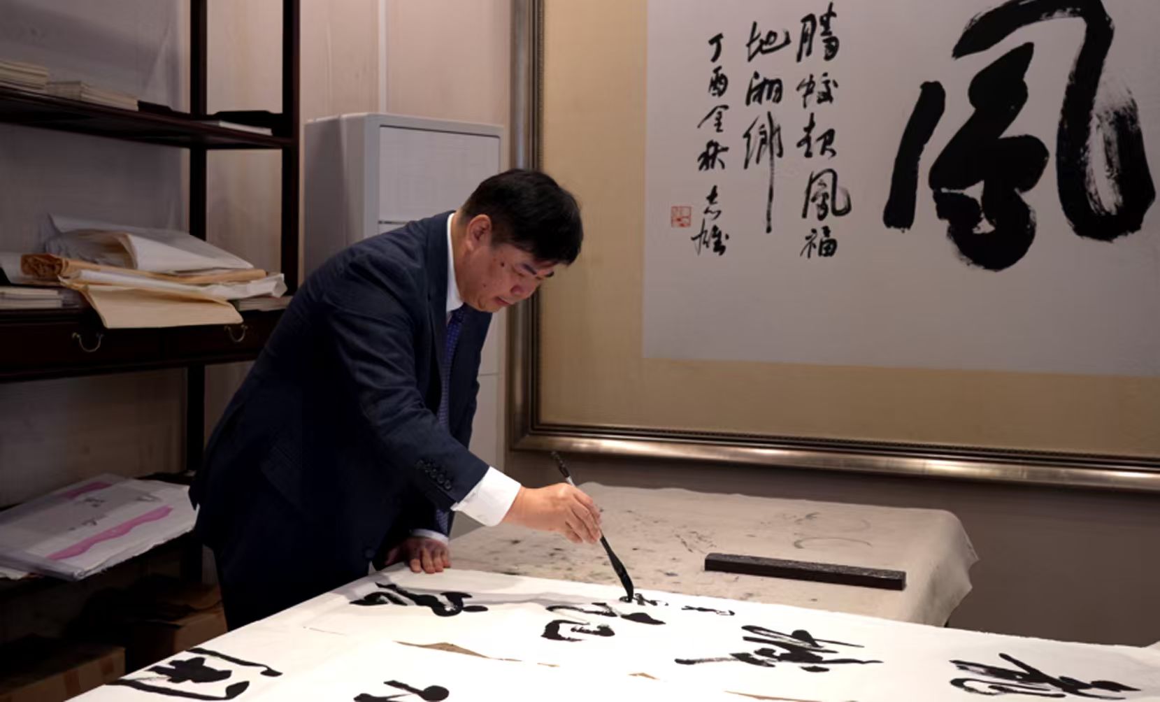 【委员风采】童志雄：挥毫寄乡情 建言护文脉