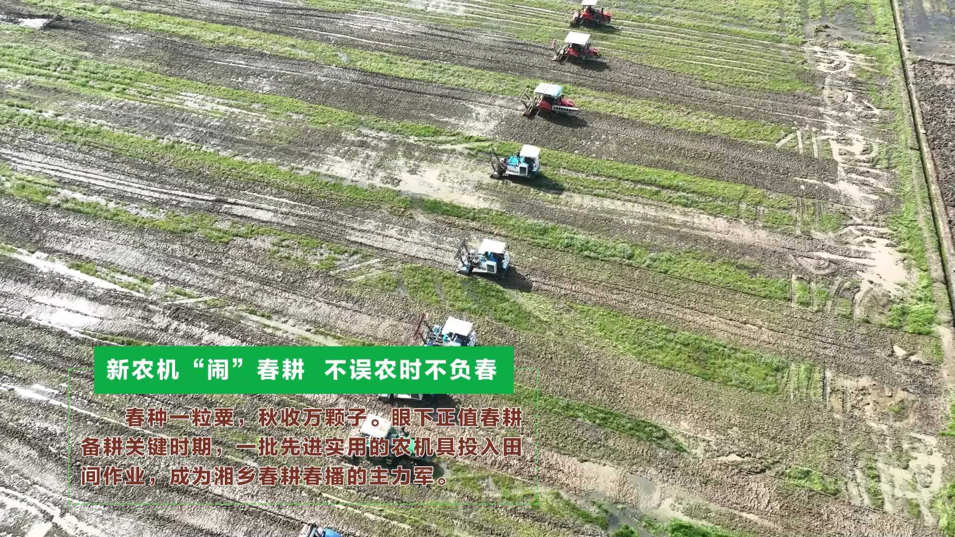 新农机“闹”春耕 不误农时不负春