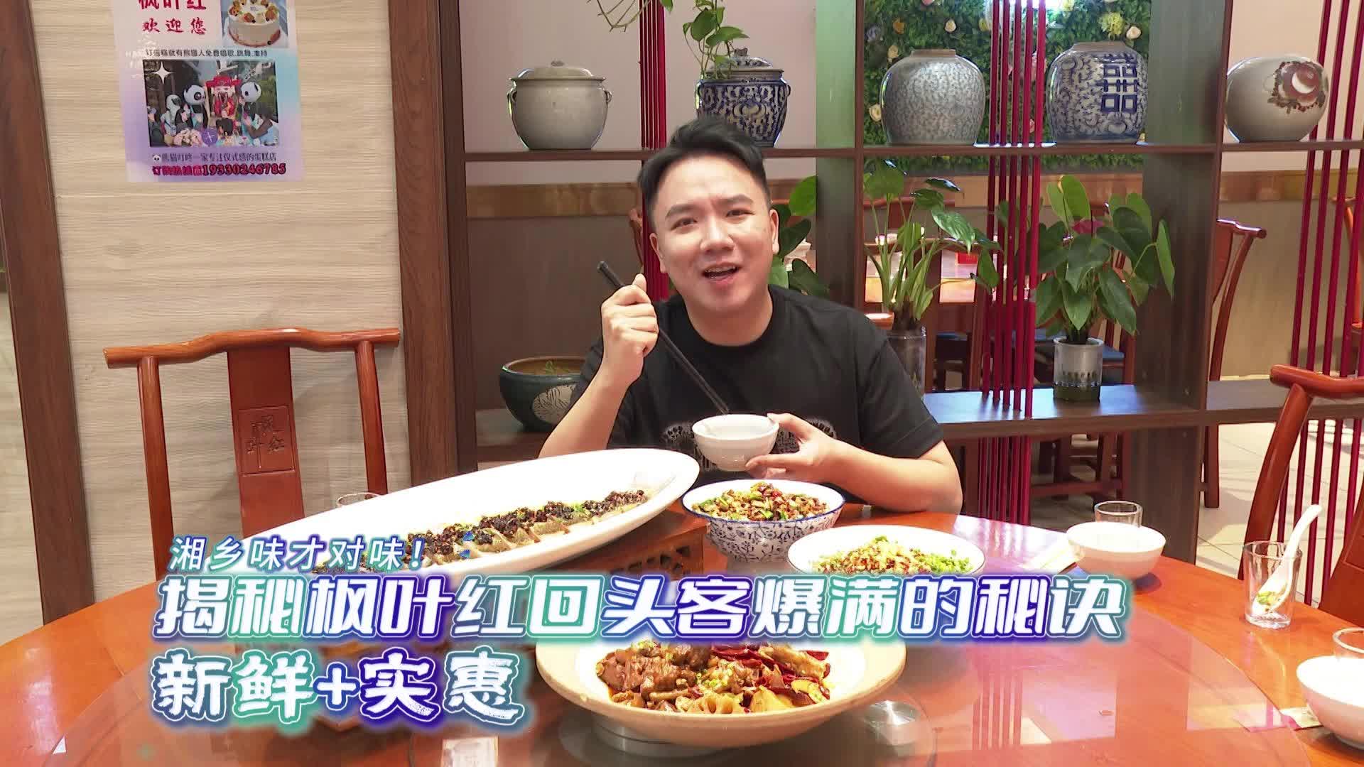 湘乡味才对味!揭秘枫叶红回头客爆满的秘诀