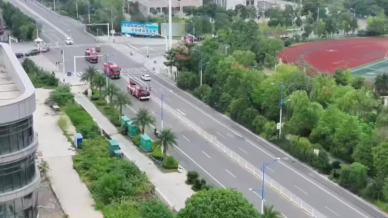 湘乡市消防救援局开展经营性自建房联合演练