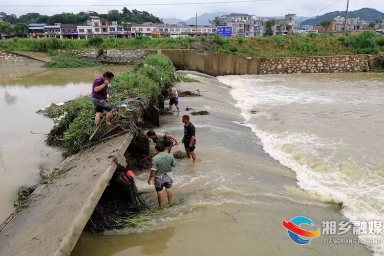[白田镇]汛期河长巡河忙 筑牢防汛“安全堤”