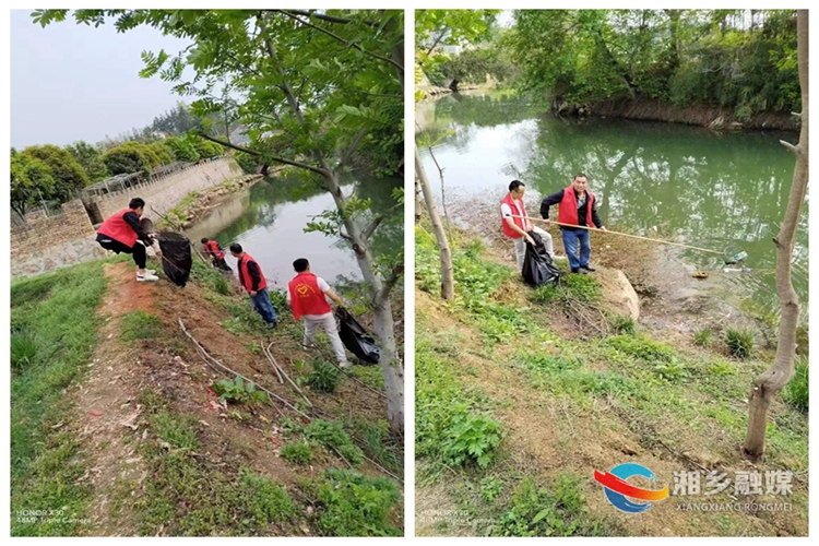 [毛田镇]清理辖区河道 共建山水家园
