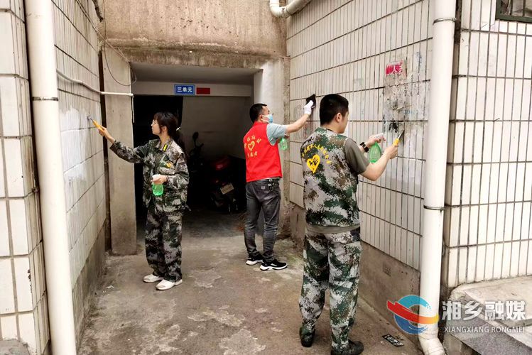 [新湘路街道]集中开展“牛皮癣”整治行动