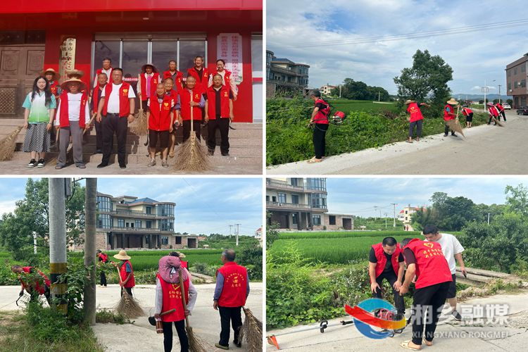 [梅桥镇]上峰村开展“人居环境整治”志愿服务活动