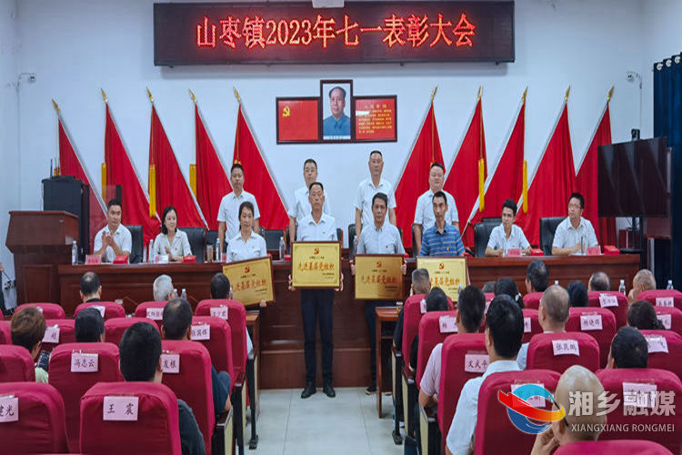 [山枣镇]召开庆祝建党102周年暨“七一”表彰会议