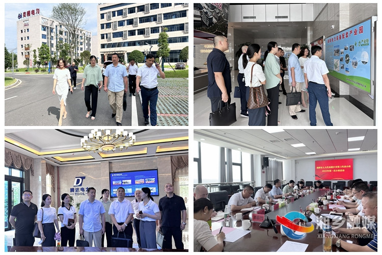 湘潭市人大代表湘乡市第三代表小组开展推动电力产业园区高质量发展专题调研
