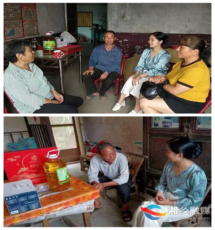 [栗山镇]走访慰问失独老人