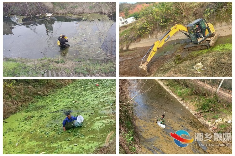 [东郊乡]清理河道垃圾 改善生态环境