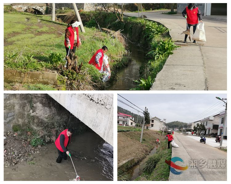 [栗山镇]清理河道垃圾 美化人居环境