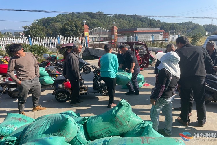 [梅桥镇]发放帮扶物资 助力产业振兴