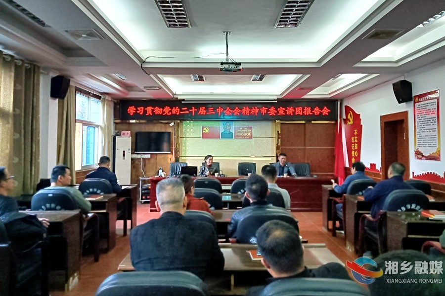 [民政局]举办学习贯彻党的二十届三中全会精神市委宣讲团报告会