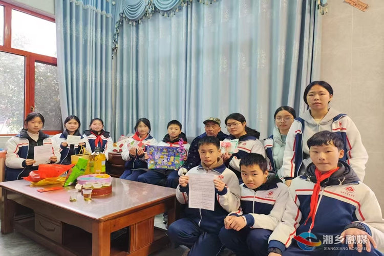 我爱湘乡我的家|[梅桥镇]情系老兵 暖心慰问