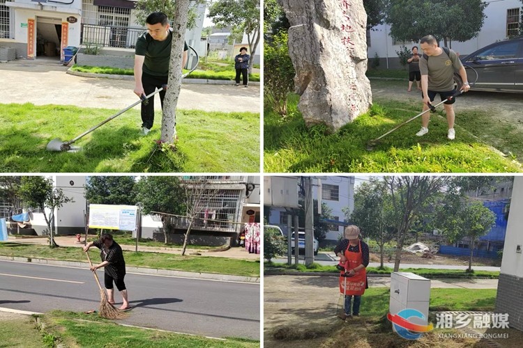 [梅桥镇]干群同心齐动手 安置点焕新颜