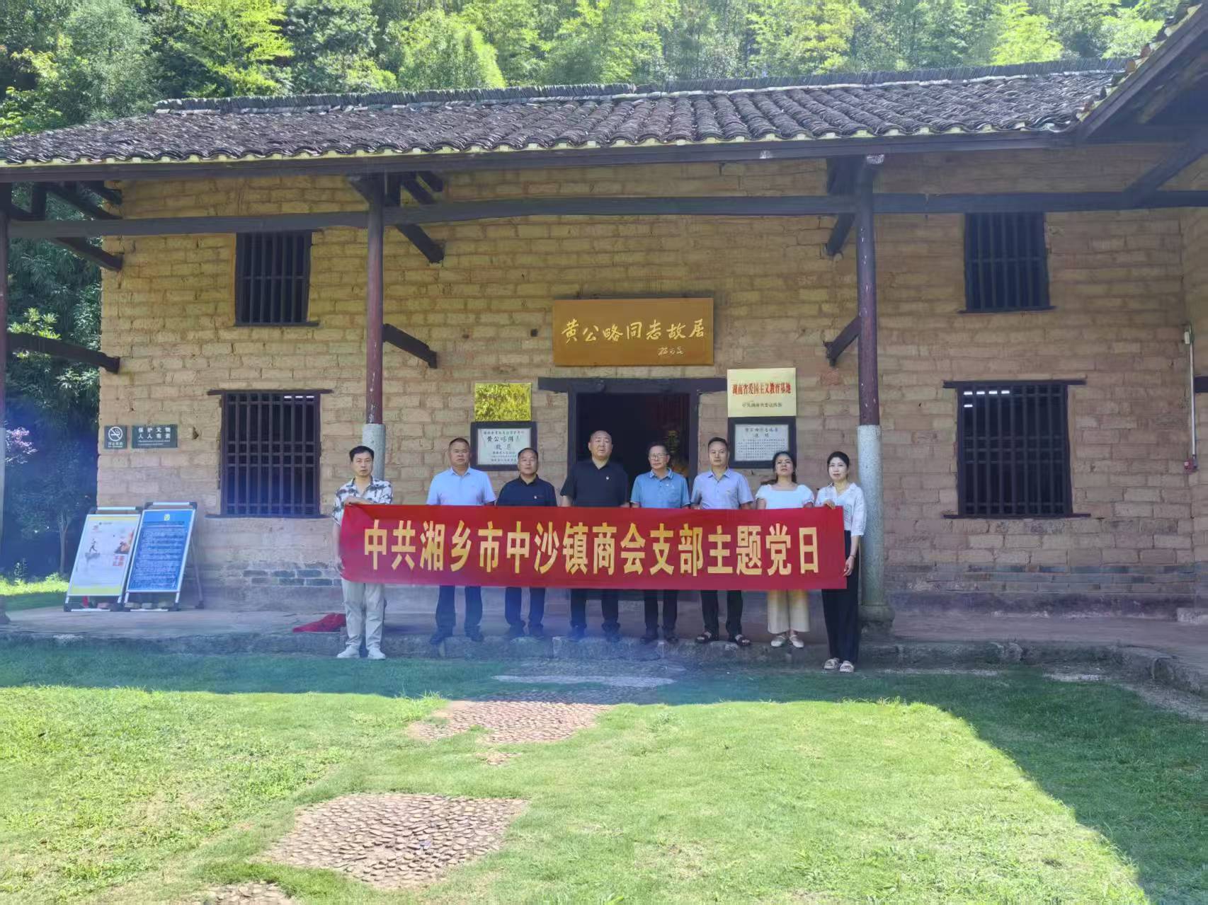 湘乡市各基层商会开展“七一”主题党日活动​