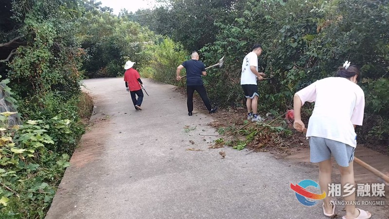 【我爱湘乡我的家】[金石镇]优化道路环境 绘就和美乡村