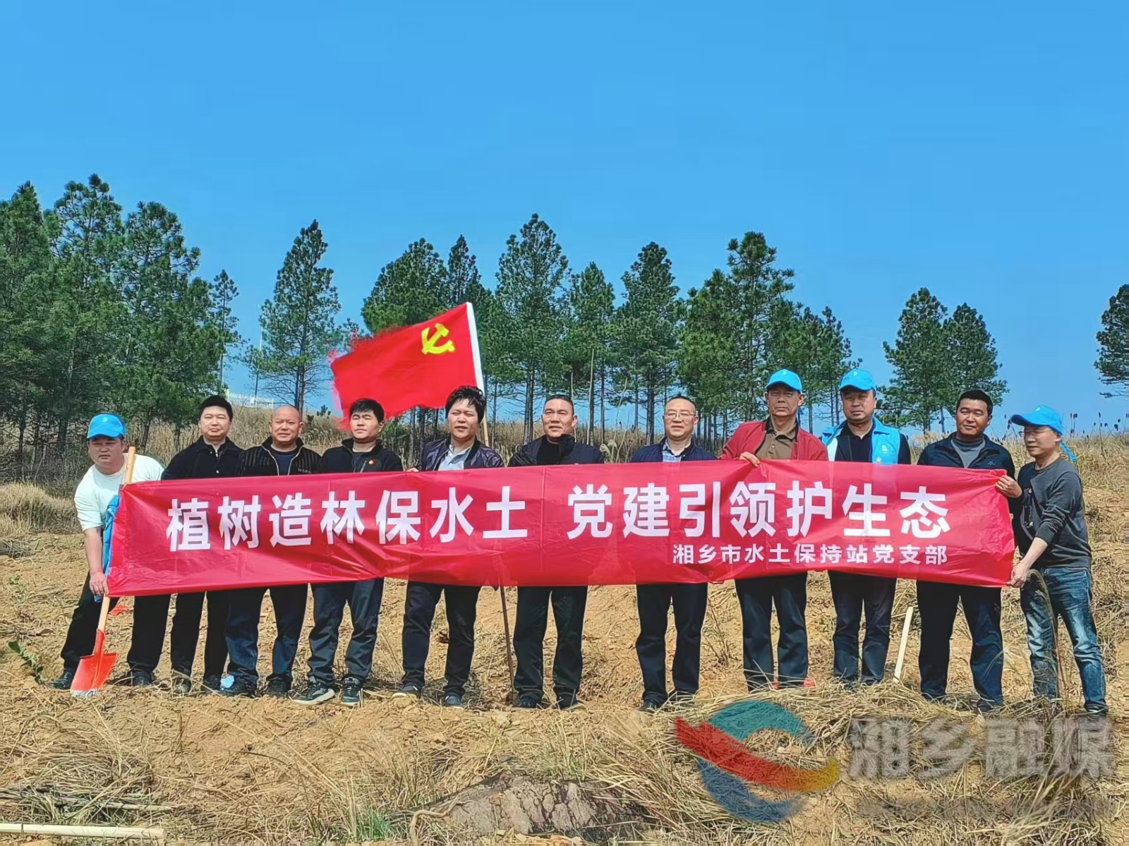 [水利局]植树造林保水土   党建引领护生态