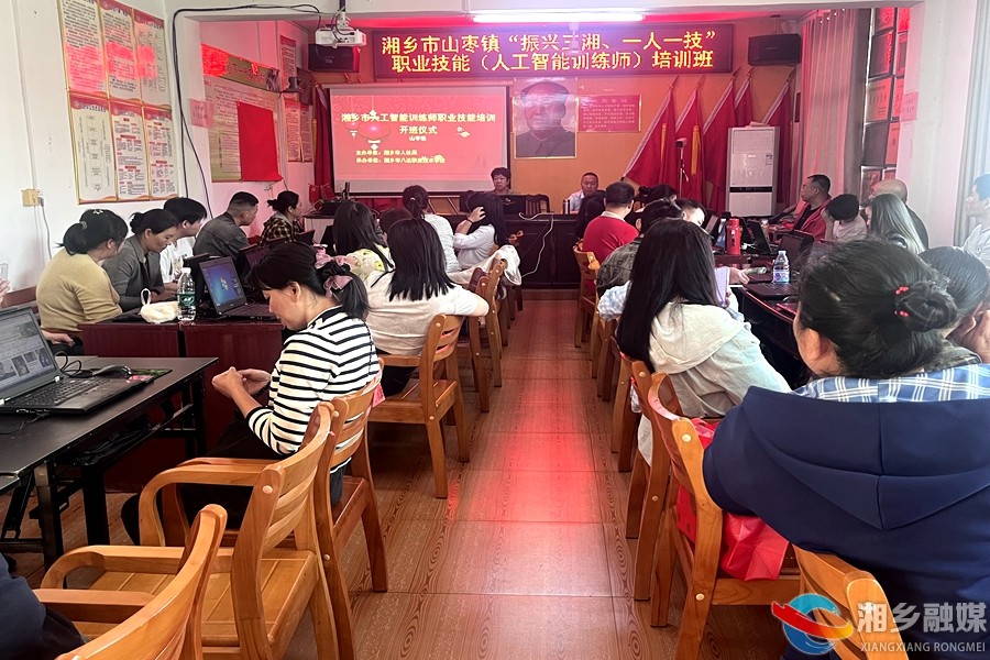 [山枣镇]技能培训下乡村 数字赋能惠民生